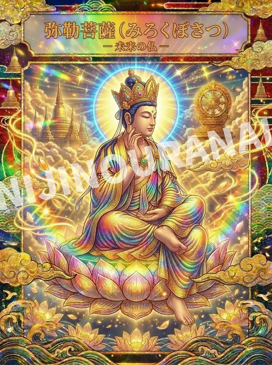 仏さまガチャの弥勒菩薩のカバー画像