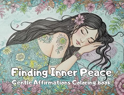 Finding Inner Peace 花と女性